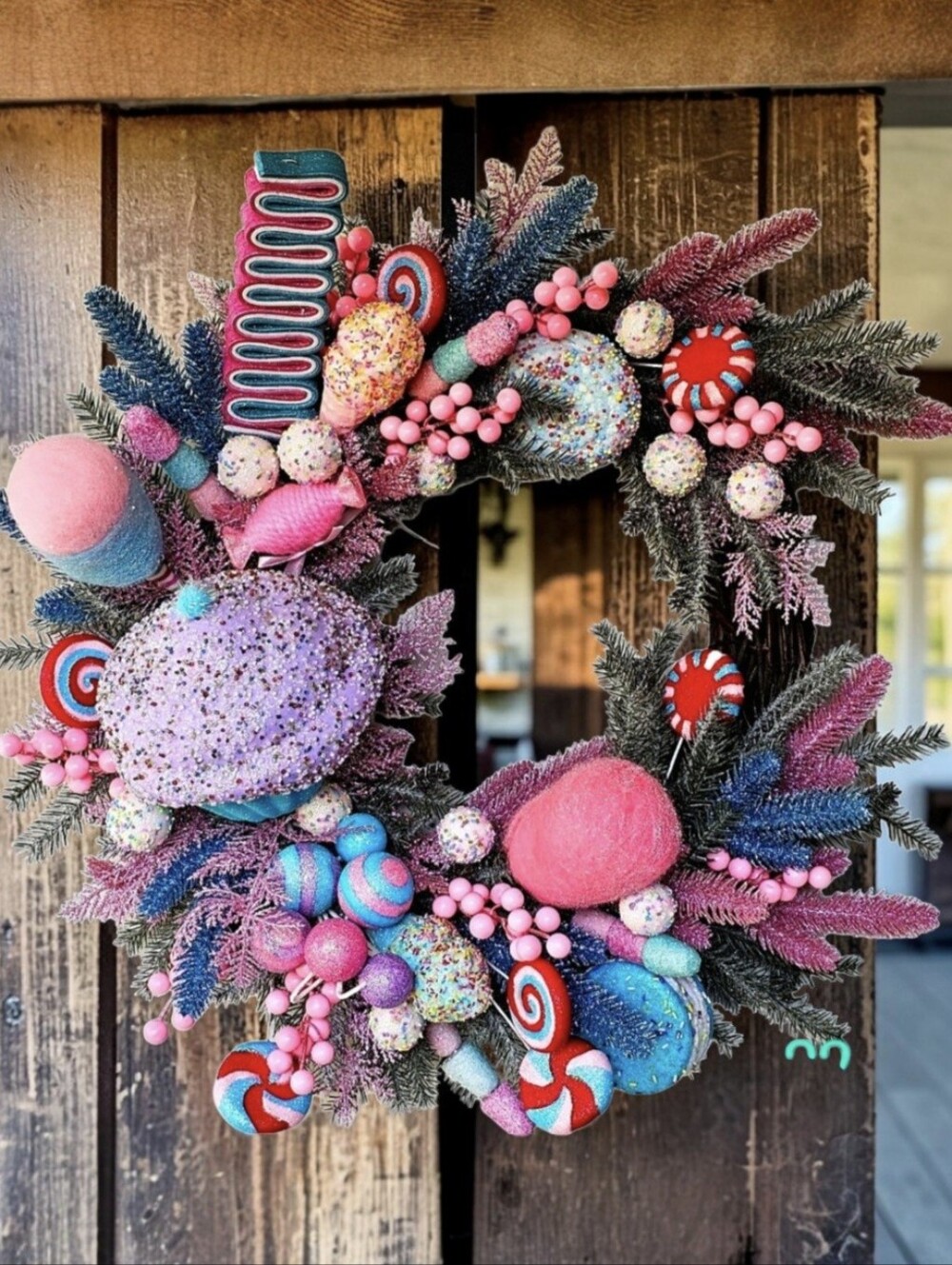 Candyland Christmas wreath 6